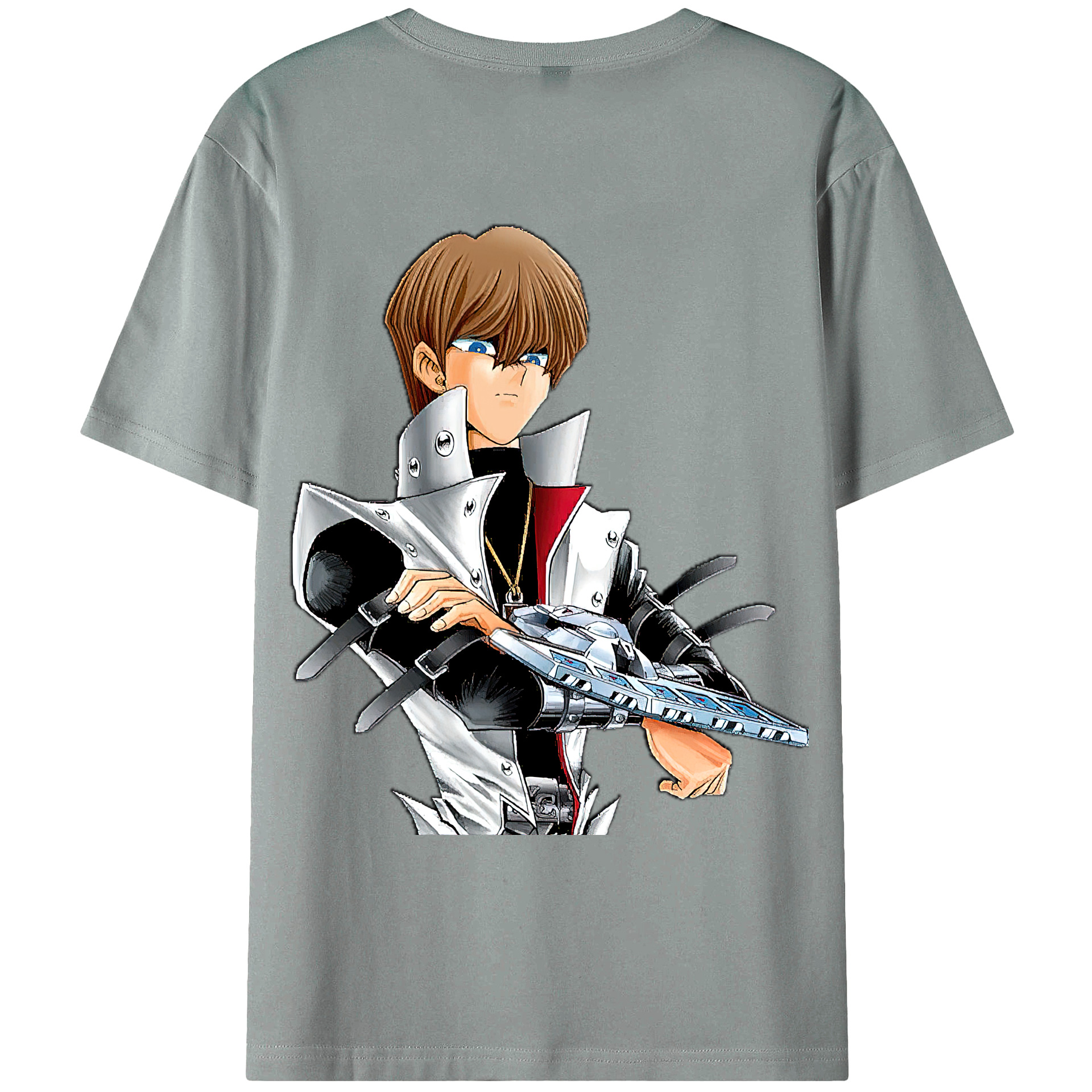 （画像用） 遊☆戯☆王 Yu-Gi-Oh! 綿100％ メンズ半袖Tシャツ（バックプリント） 通気性
